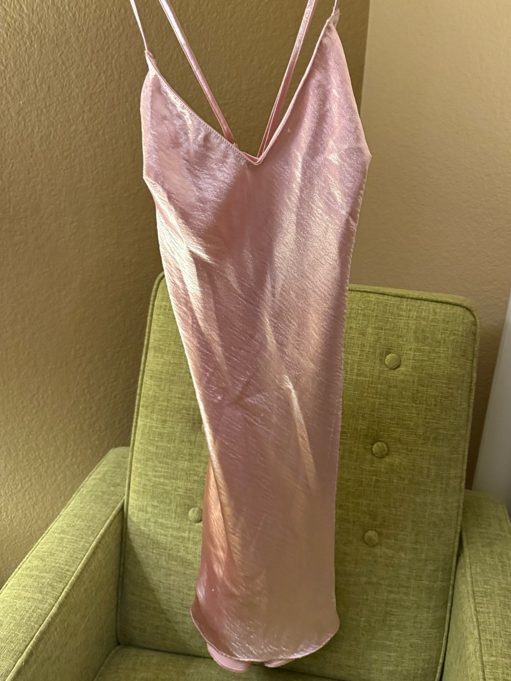 Victoria's Secret blush pink satin slip